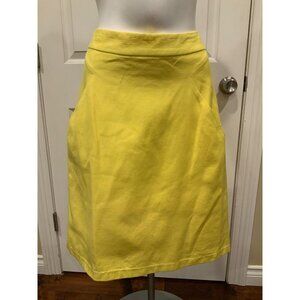 Kate Spade Yellow Pencil Skirt W/ Pockets, Size 8 (US)